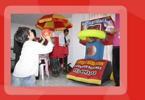 Ferias, juegos y concursos. Decoracion, shows y refrigerios.